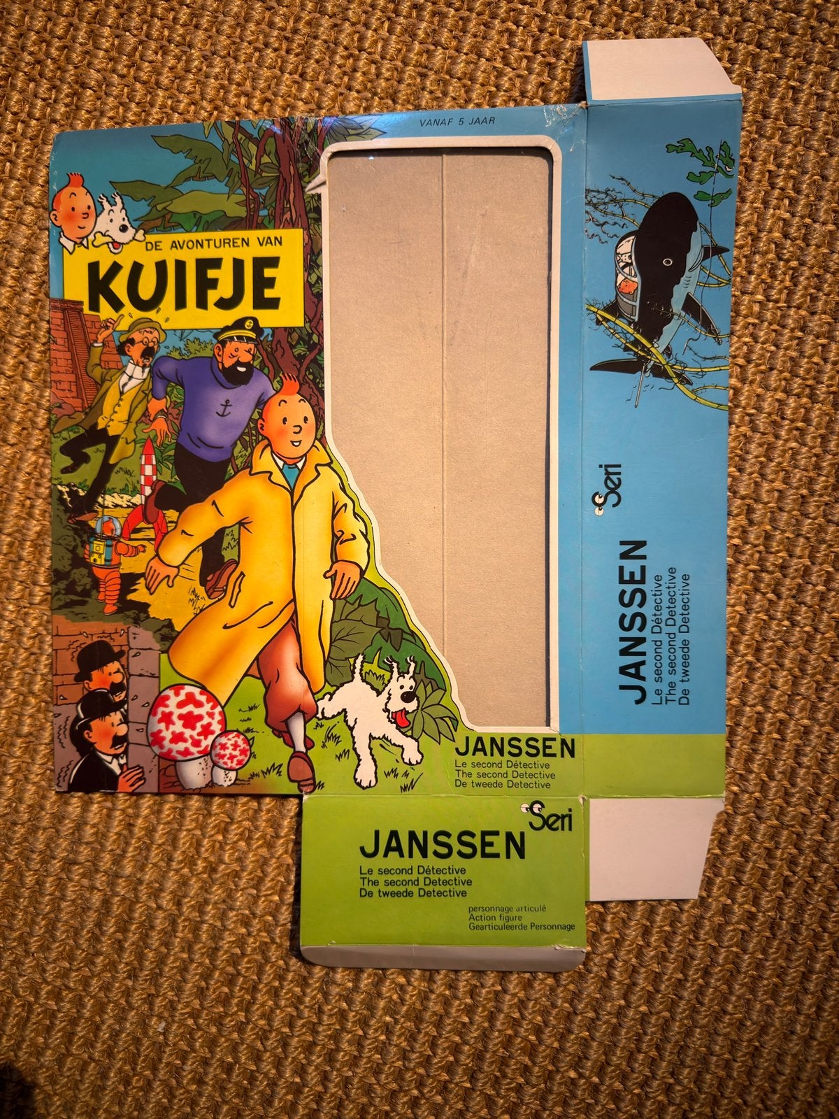 Kuifje (Tintin) lege verpakking - Seri / Le Lombard (1985), Ophalen, Kuifje, Zo goed als nieuw, Beeldje of Figuurtje