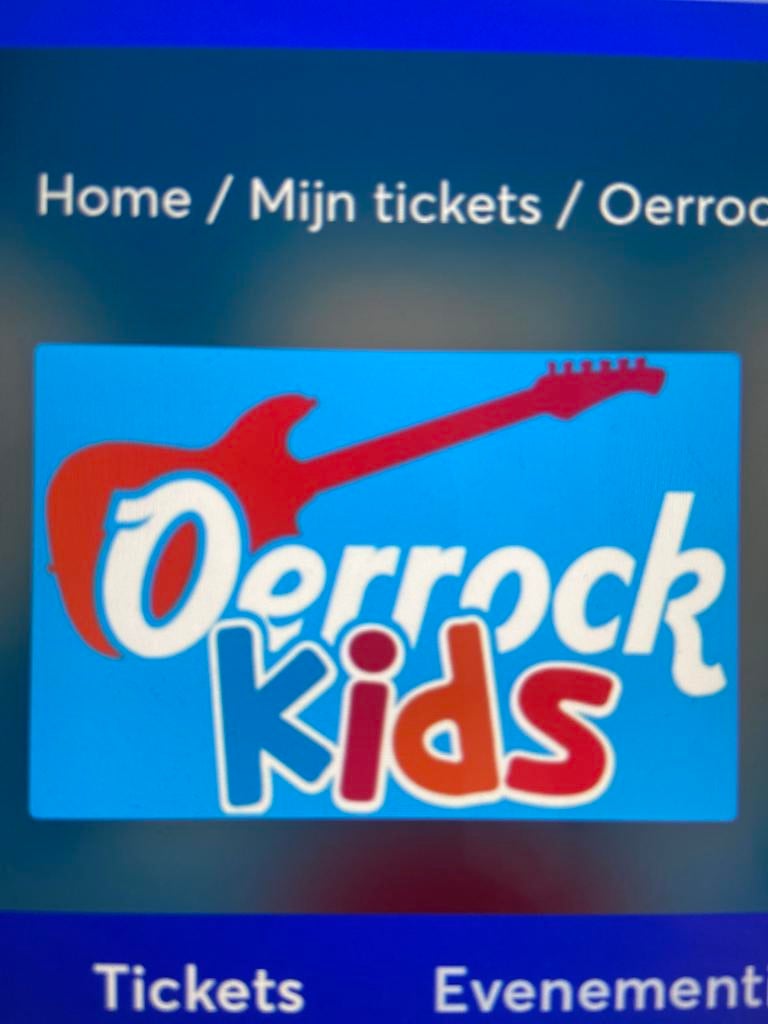 Oerrock kids - begeleider ruilen voor kind, Eén persoon