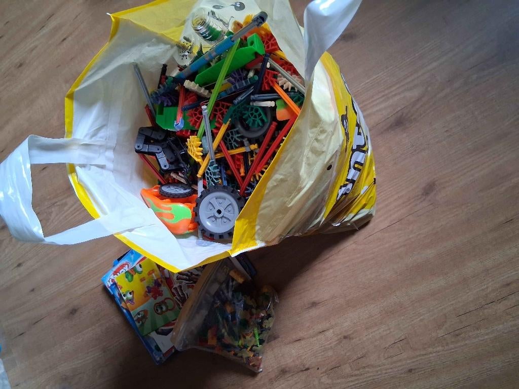 Ruim 4 kilo Knex, Ophalen, Gebruikt, K'nex