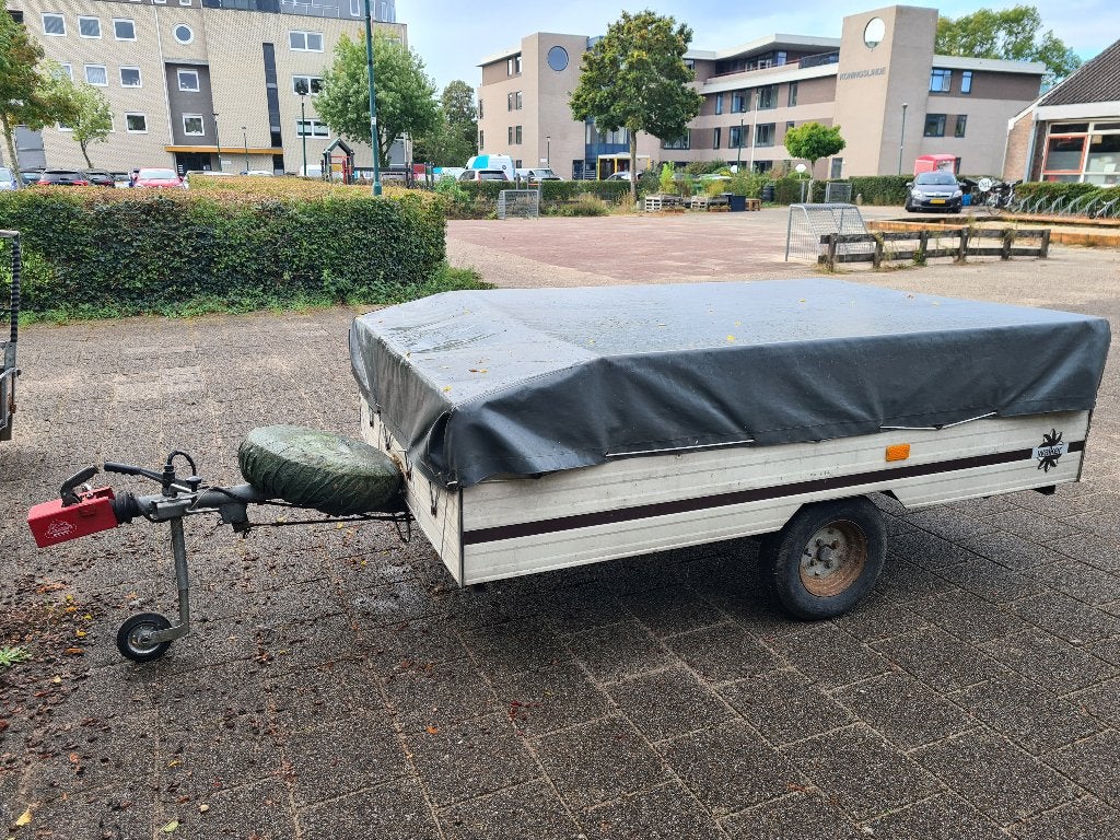Aanhangwagen Walker 240x155x58 (LxBxH) 550kg laadvermogen, Ophalen, Gebruikt