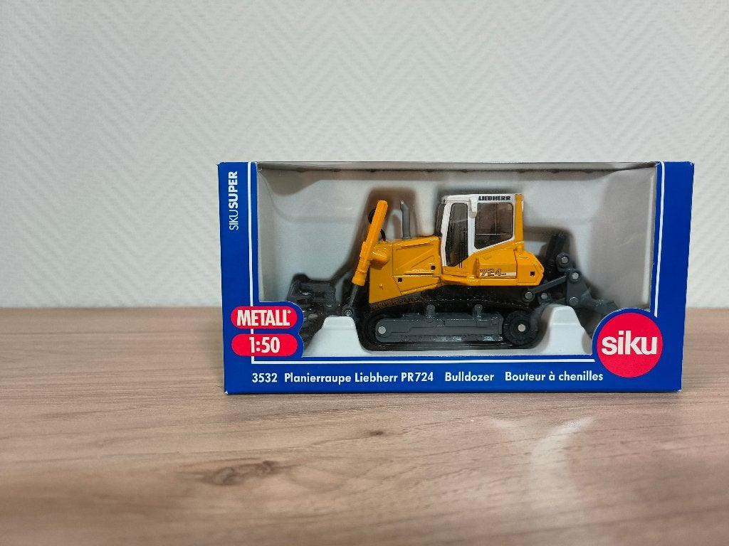 Siku Liebherr Buldozer 40, Hobby en Vrije tijd, Modelauto's | 1:50, Ophalen of Verzenden, Nieuw, Hijskraan, Tractor of Landbouw