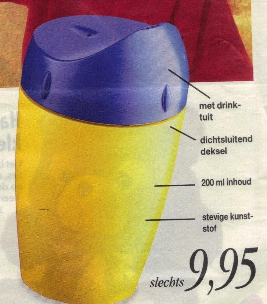 AntiLekBeker (Liggend drinken, zonder morsen) Anti Lek Beker, Ophalen of Verzenden, Nieuw