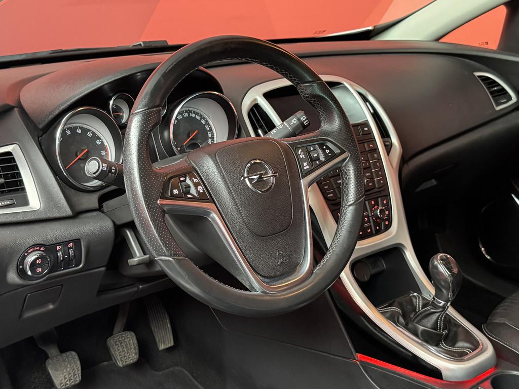 Opel Astra GTC 1.4 Turbo Sport | Camera | Leder | Carplay, Auto's, Voorwielaandrijving, Gebruikt, Zwart, 4 cilinders