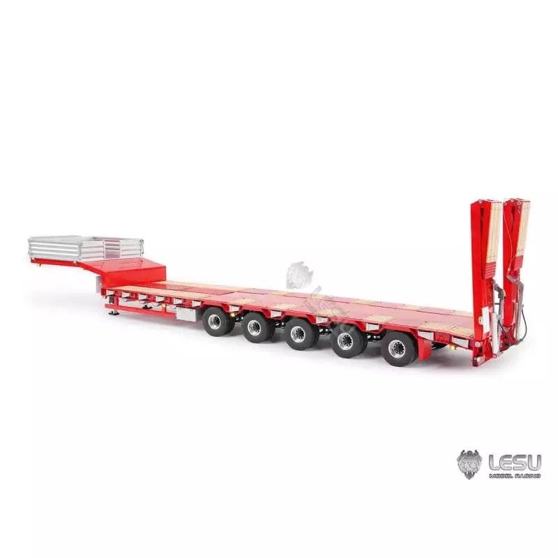 5 assige gestuurde dieplader Lesu RC 1/14 Kit, Ophalen of Verzenden, Nieuw, Schaal 1:14, Auto onroad