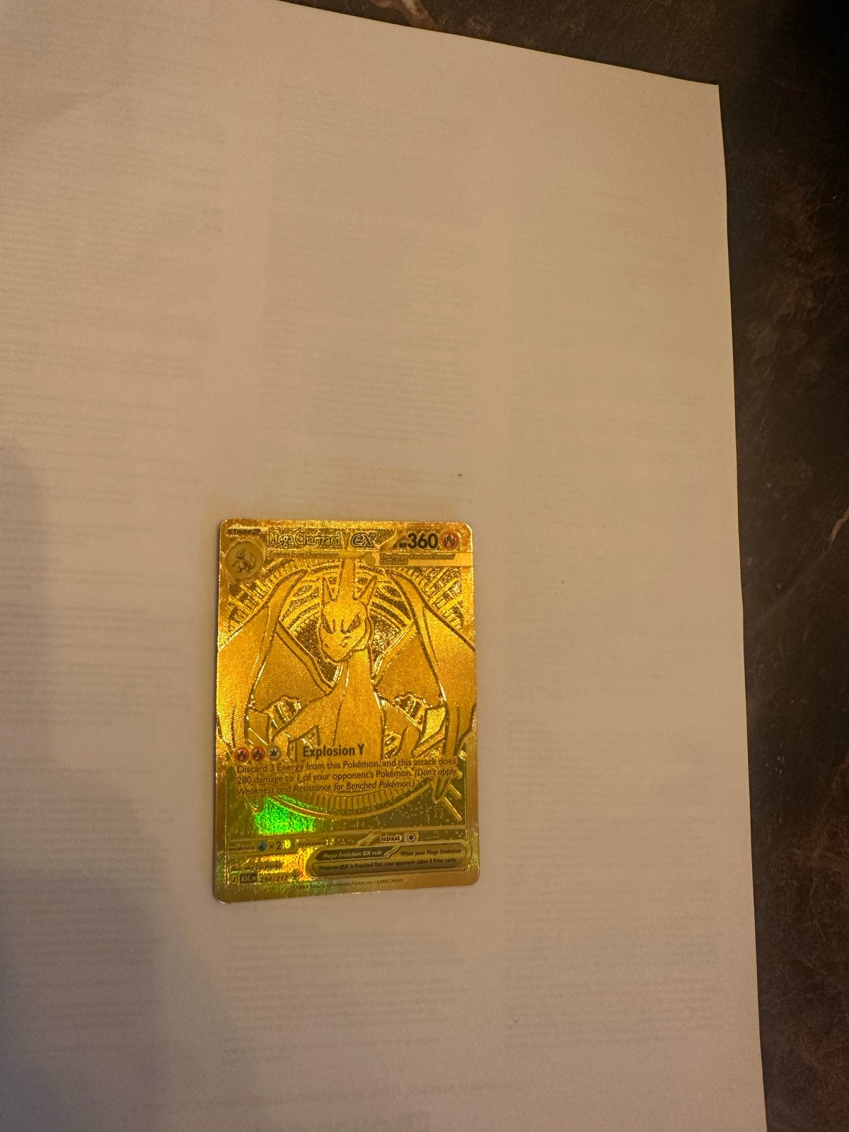 Pokémon Charizard VMAX Gouden Kaart - Zo goed als nieuw, Hobby en Vrije tijd, Ophalen of Verzenden, Zo goed als nieuw, Losse kaart