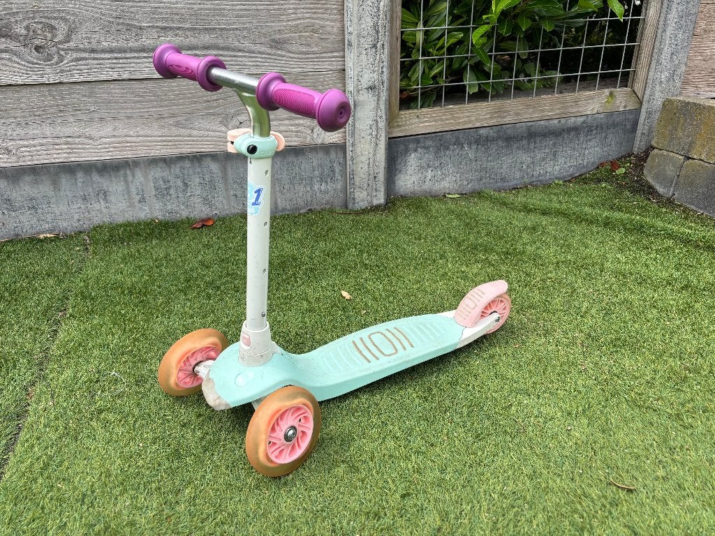 Kinderstep Driewielstep Roze, Ophalen, Gebruikt, Gewone step, Oxelo (Decathlon)