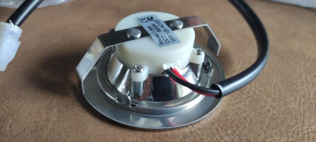 LED Inbouwspots Afzuigkap 12V 1.5W 6000K (2 stuks), Ophalen of Verzenden, Zo goed als nieuw