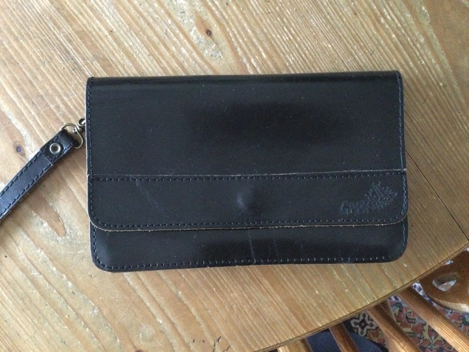 Leren handtasje., Ophalen of Verzenden, Zo goed als nieuw