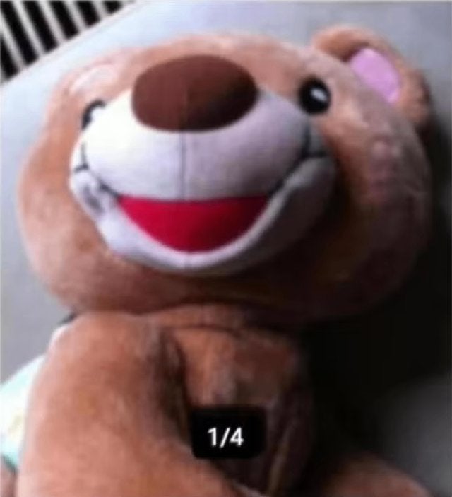 Baby knuffel met geluid lopend L 35 cm, Overige typen, Ophalen of Verzenden, Zo goed als nieuw, Middelgroot (20 tot 80 cm)