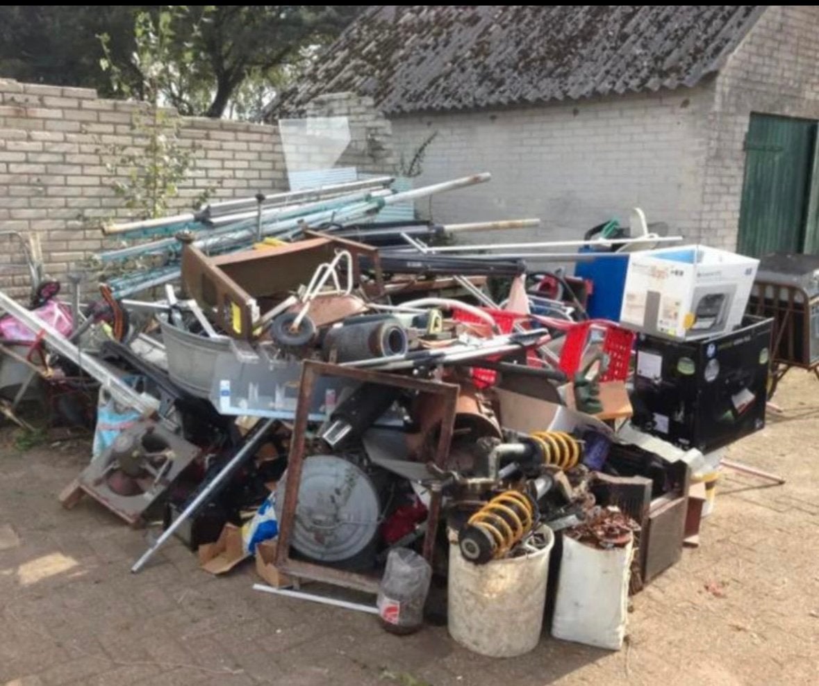 Gezocht oud ijzer/metalen, witgoed en alles met een stekker!, Doe-het-zelf en Verbouw, Metalen, Ophalen, Gebruikt, Koper of Messing