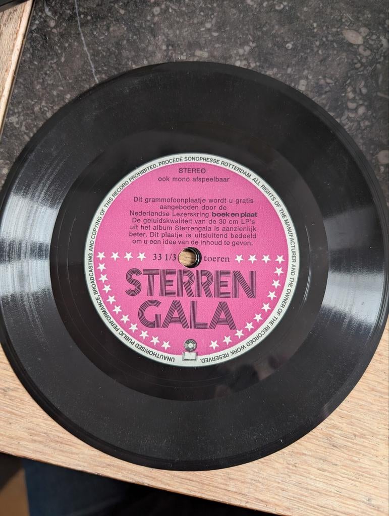 Flex vinyl single Sterren Gala 33 1/3 toeren, Cd's en Dvd's, Vinyl Singles, Ophalen of Verzenden, Gebruikt