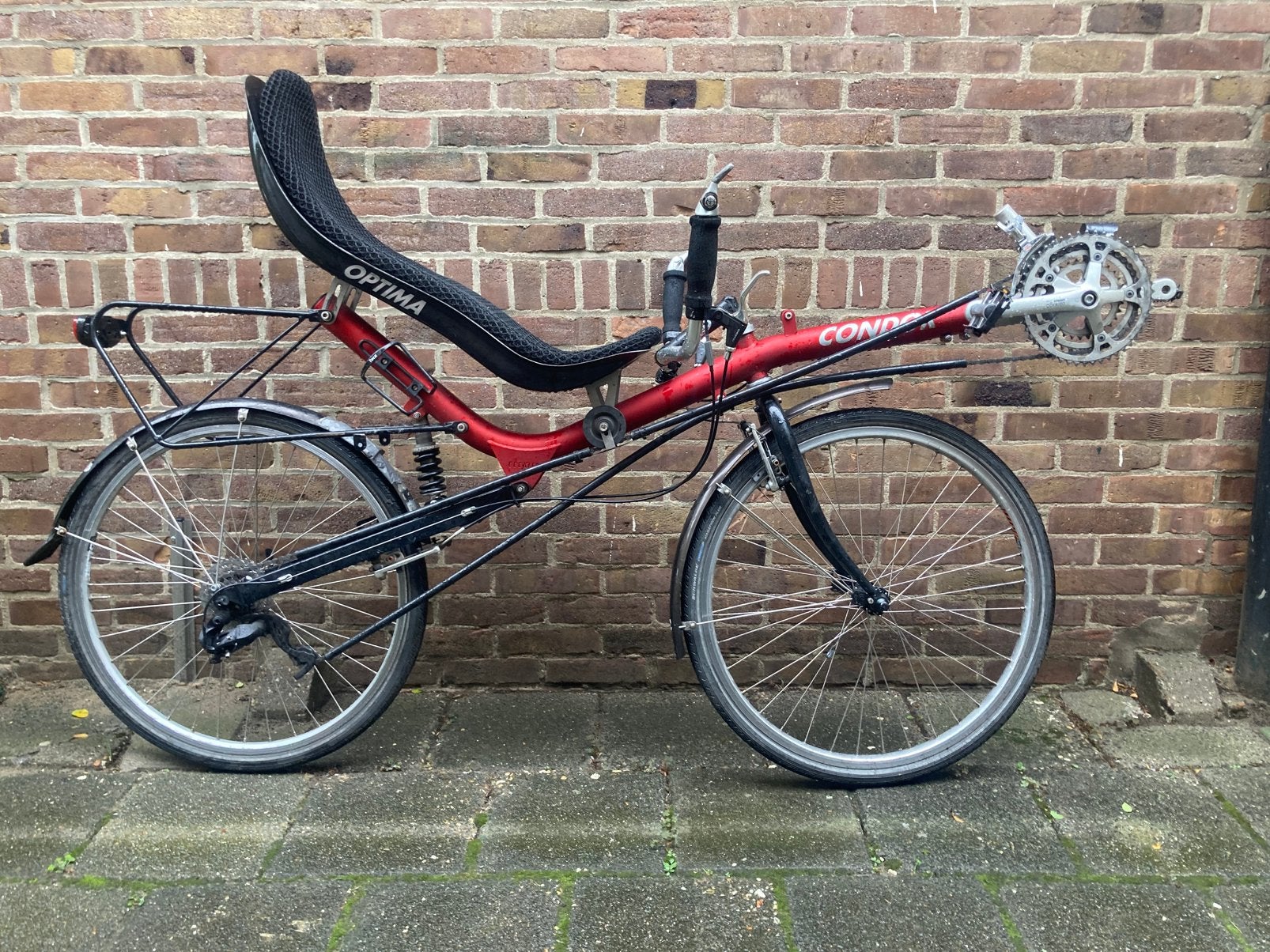 Optima Condor alu high racer onderstuur, Fietsen en Brommers, Gebruikt, Velgrem, Onderstuur, Ophalen