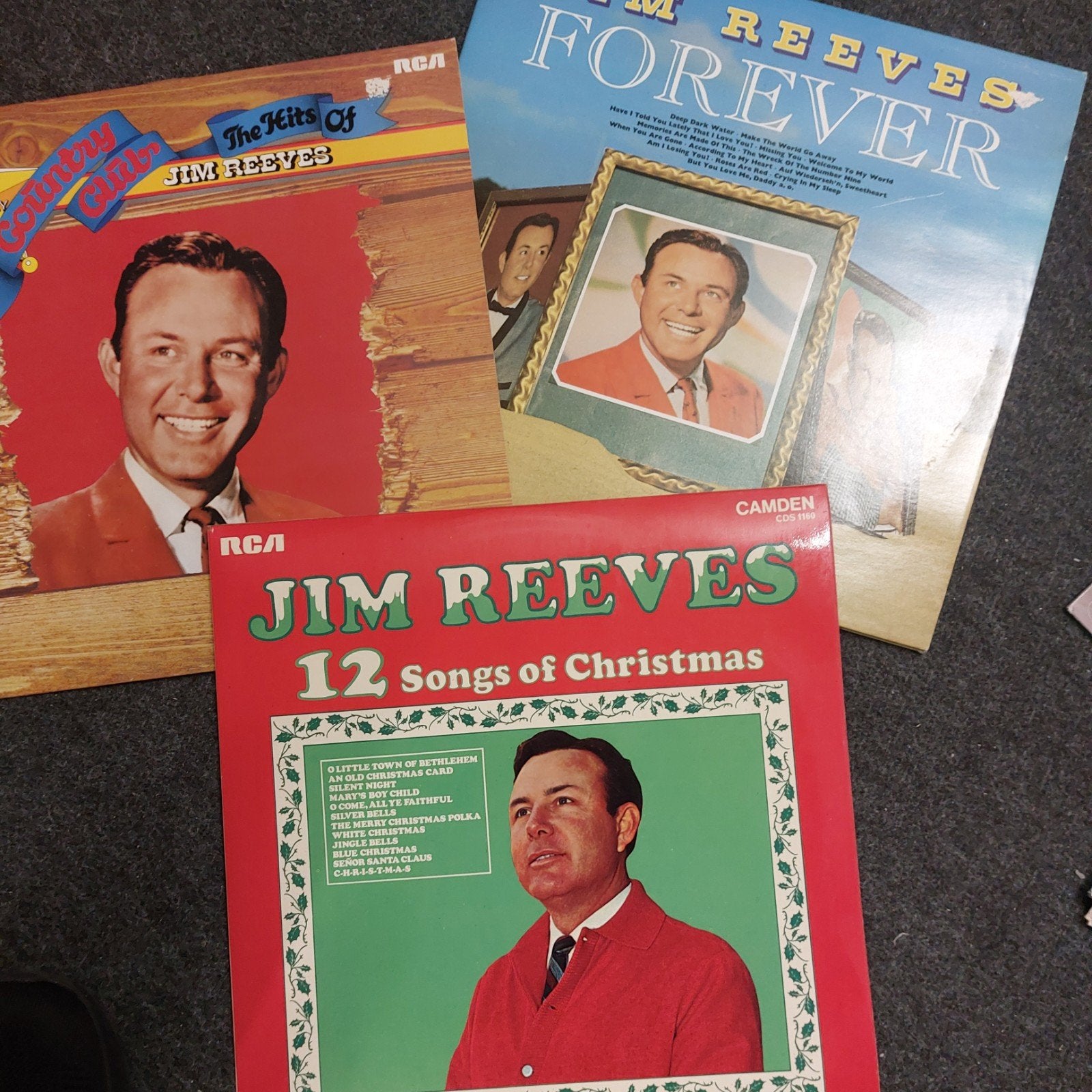 Jim Reeves LP Collectie: Forever, The Hits Of, 12 Songs  of, Ophalen, Gebruikt