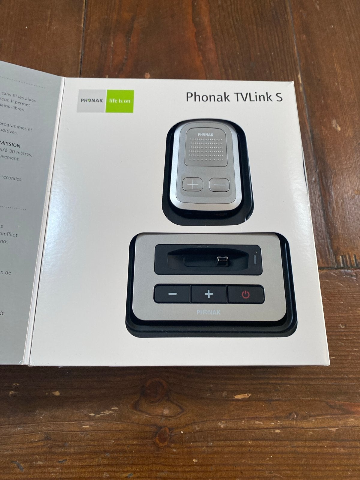 Phonak TVLink S - Draadloze TV-verbinding voor hoortoestelle, Overige merken, 50 Hz, Ophalen of Verzenden, Zo goed als nieuw