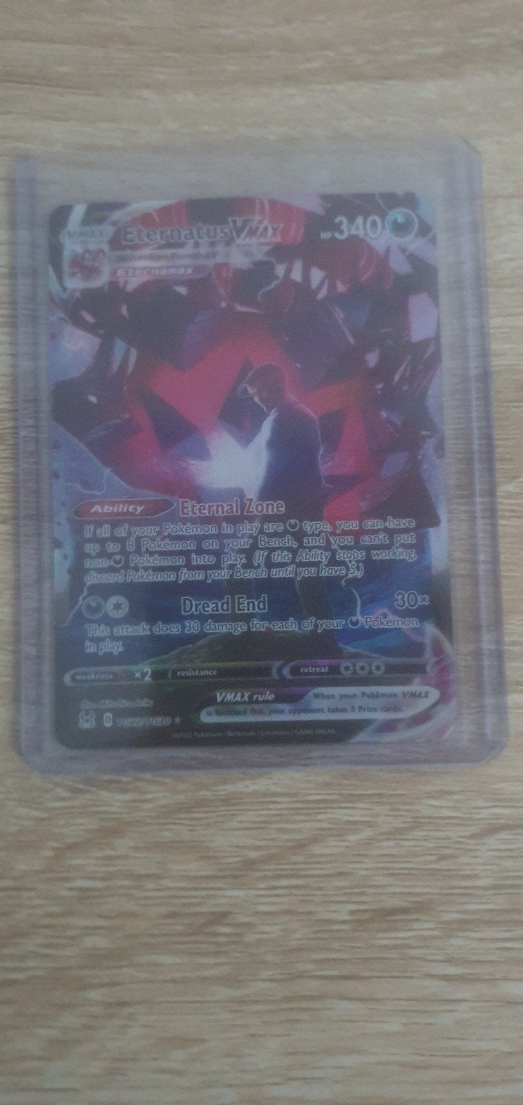 Eternatus VMAX TG22 Lost Origin - Super Staat, Hobby en Vrije tijd, Verzamelkaartspellen | Pokémon, Ophalen of Verzenden, Zo goed als nieuw