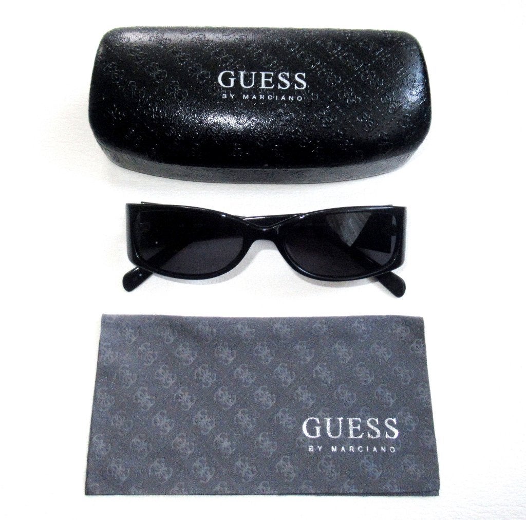 Guess GU 6421 BKL3 dames zonnebril met brilkoker., Ophalen of Verzenden, Nieuw, Zwart, Overige merken