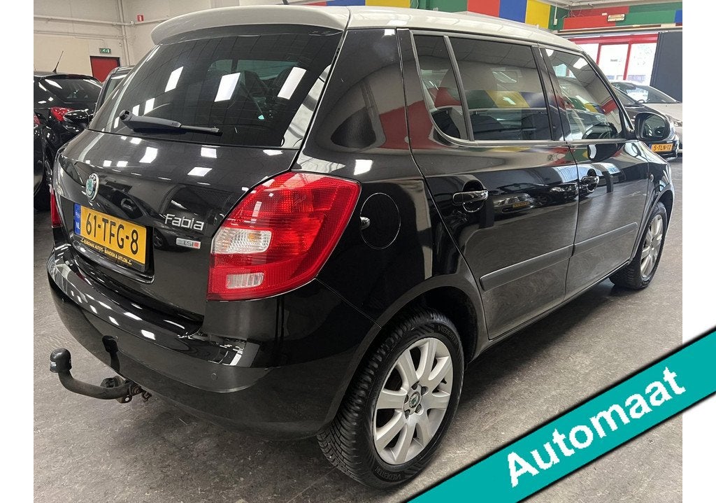 Skoda Fabia 1.2 TSI Elegance - 2e eigenaar - NAP - Automaat, Euro 5, Stof, Gebruikt, Zwart