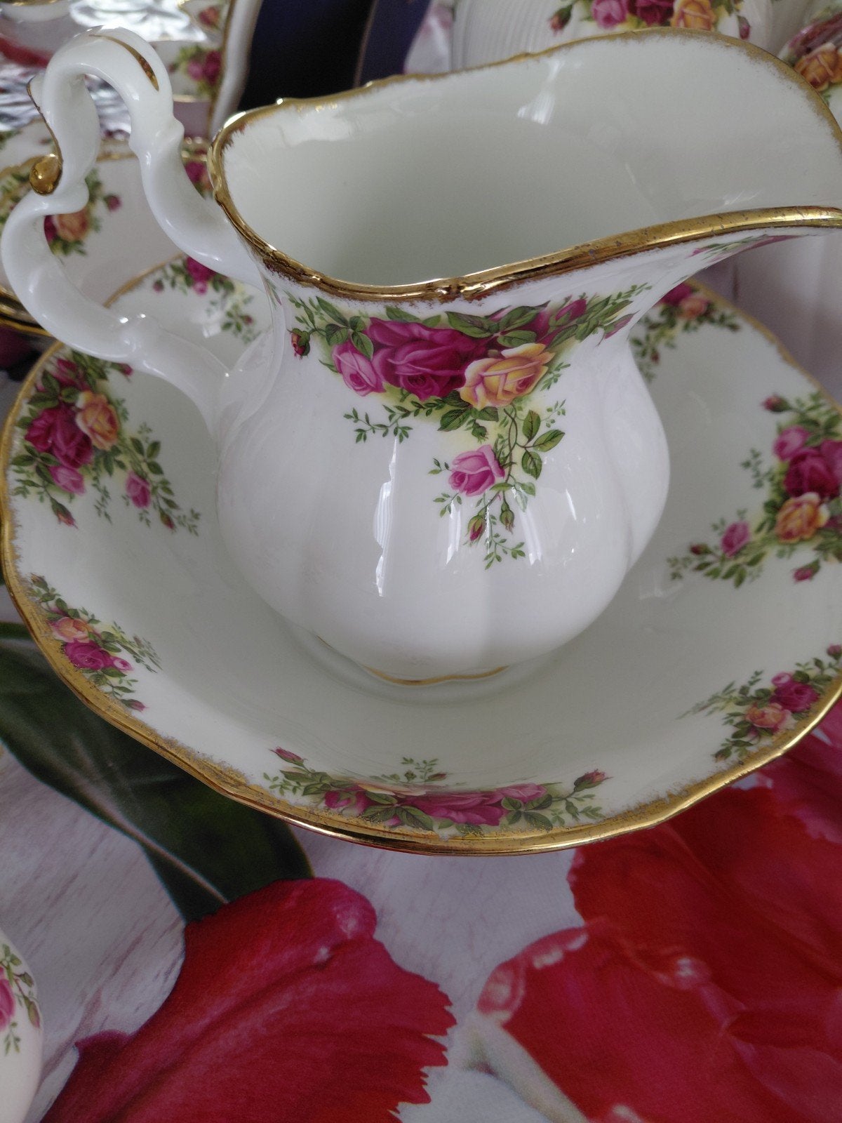 Royal Albert Old Country Roses Wasstel en Kom, Ophalen of Verzenden