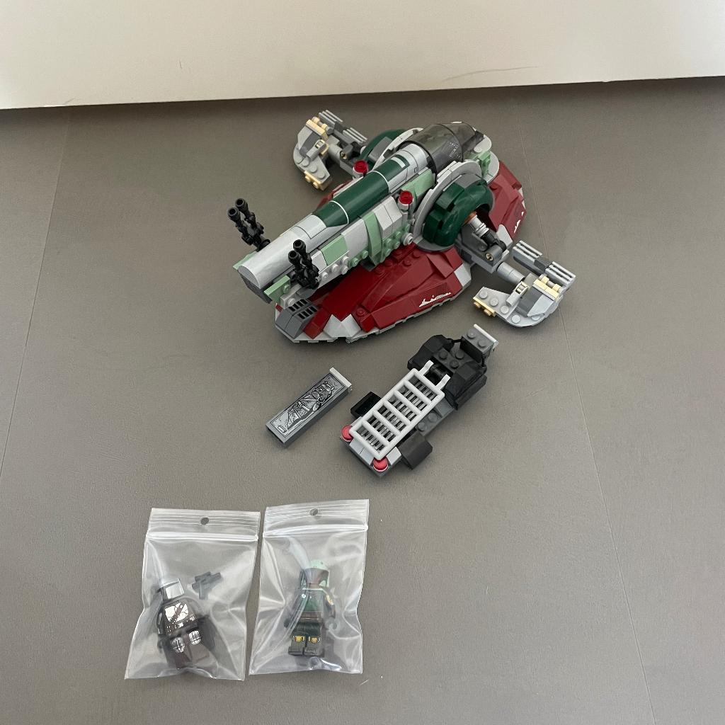 Lego Star Wars 75312 Boba Fett’s Starship, Ophalen of Verzenden, Zo goed als nieuw, Lego