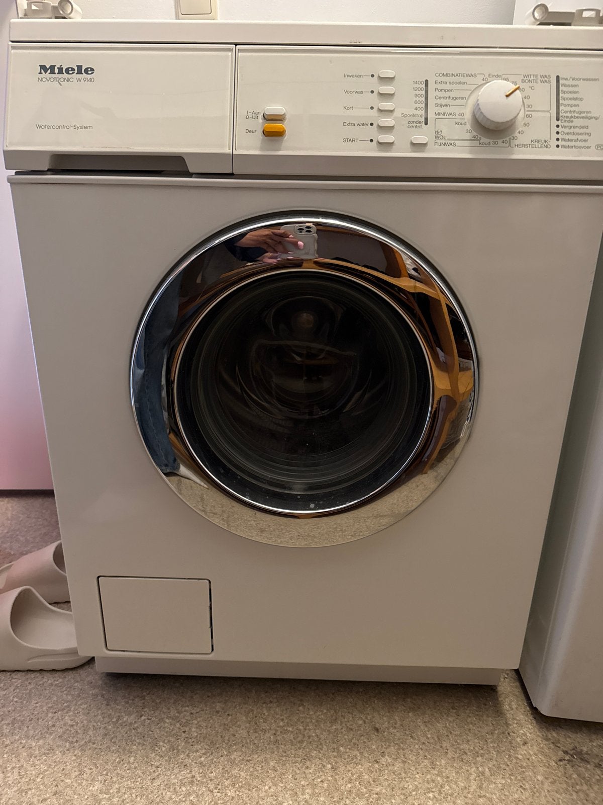 Miele Novotronic W 9140 Wasmachine, Witgoed en Apparatuur, Ophalen, Gebruikt, Voorlader, 85 tot 90 cm