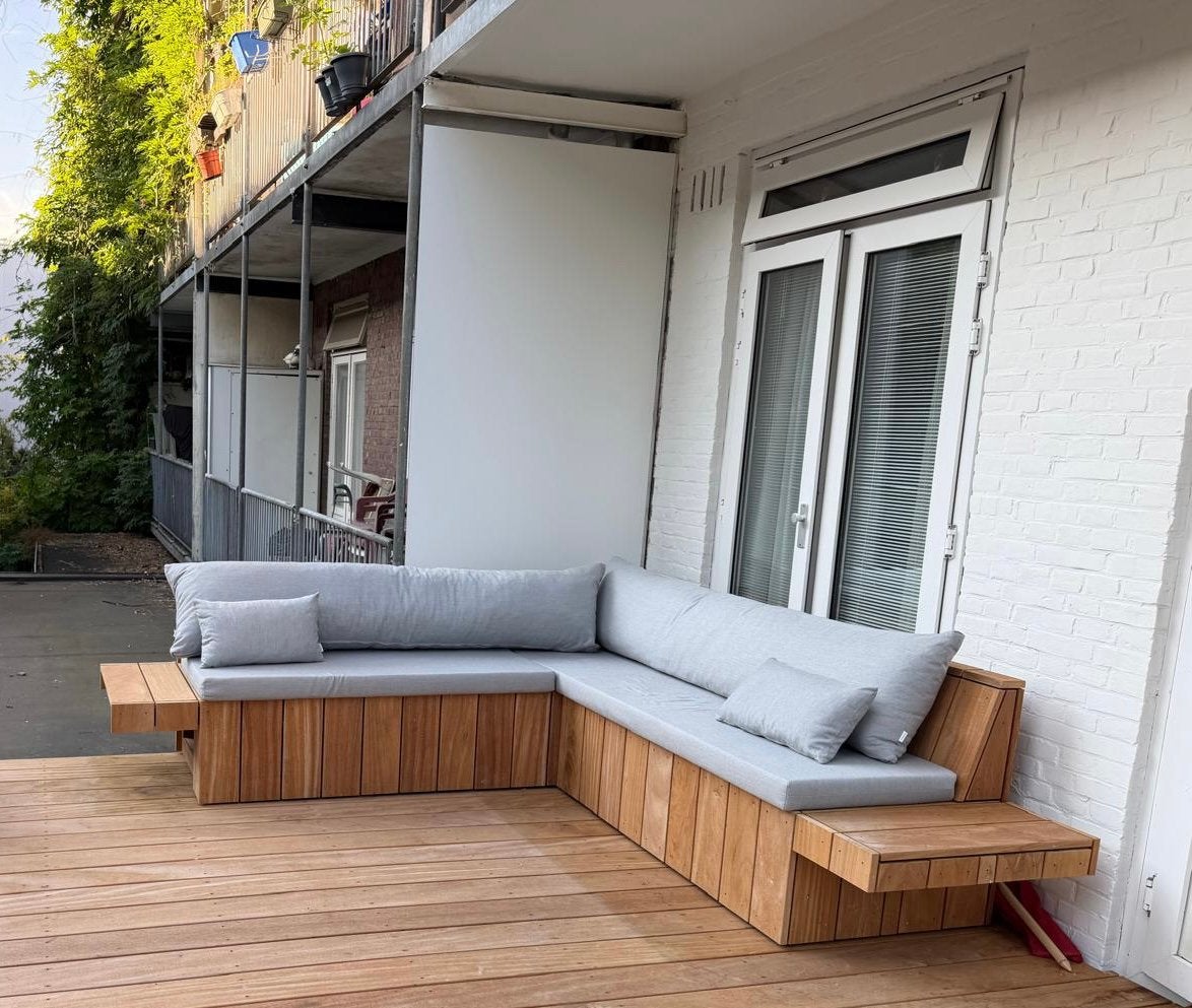 Rugkussens Loungebank QuickDry Foam voor buiten, Ophalen, Overige materialen, 6 zitplaatsen, Zo goed als nieuw