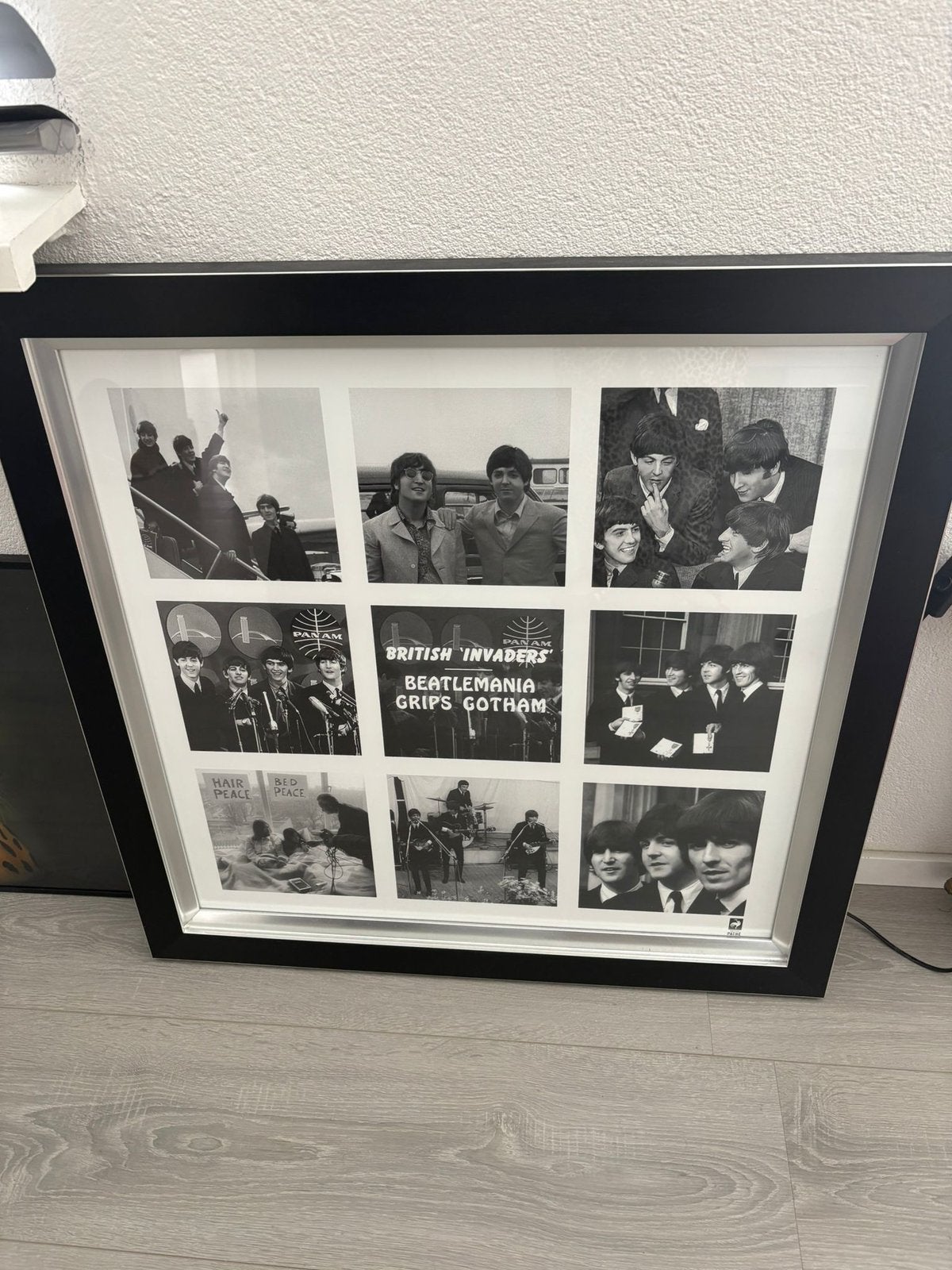 Schilderij The Beatles in lijst met glas - Straluma, Ophalen, Zo goed als nieuw, Schilderij