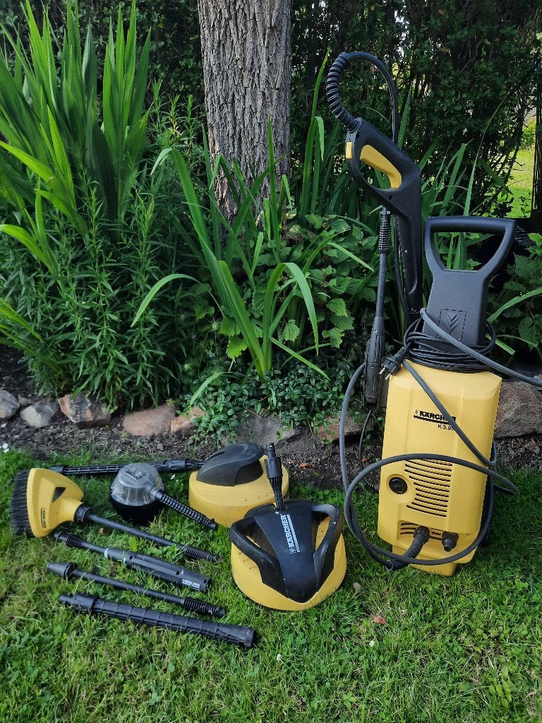 Karcher K3.99 hogedrukreiniger met diverse onderdelen, Ophalen, Gebruikt, Elektrisch, Karcher