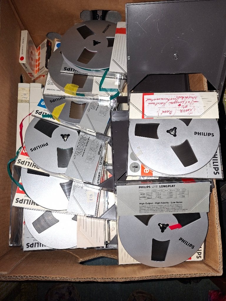 PHILIPS en  GRUNDIG 15cm reels audio banden, Ophalen of Verzenden, Onderdeel