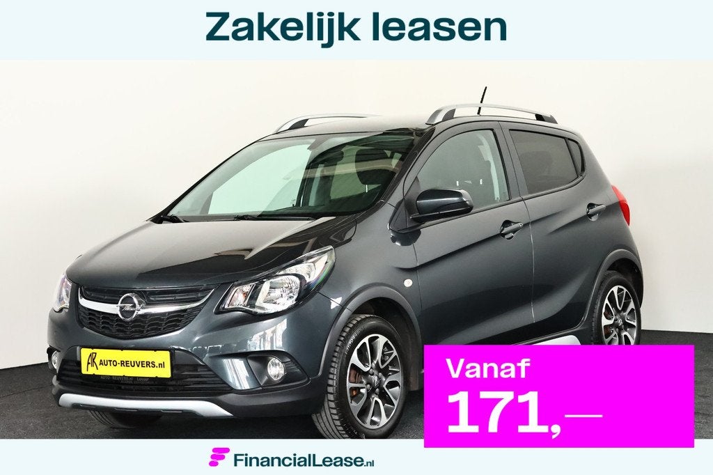 Opel KARL 1.0 ecoFLEX Edition ROCKS / CarPlay / Cruisecontro, Voorwielaandrijving, Stof, Gebruikt, Zwart