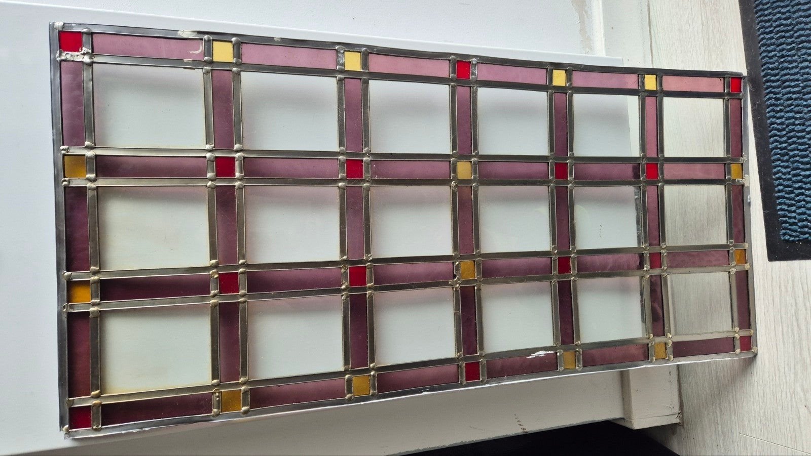 Diverse glas en lood ramen, Doe-het-zelf en Verbouw, Glas en Ramen, Ophalen, Gebruikt, Gevelraam of Ruit, Glas in lood