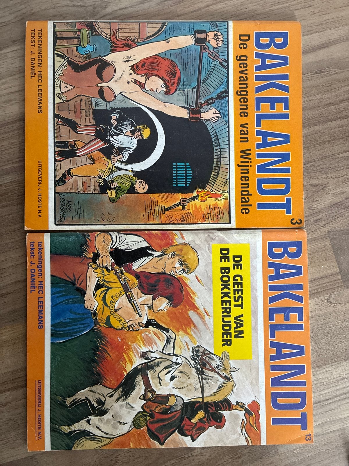 Bakelandt stripboeken: De gevangene van Wijnendale & De Bokk, Meerdere stripboeken, Ophalen of Verzenden, Gelezen