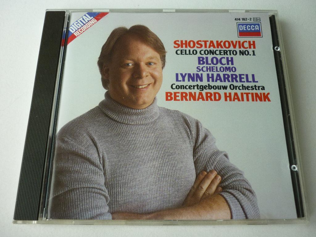 Shostakovich, Bloch / Haitink ‎– Cello Concerto1; Schelomo, Ophalen of Verzenden, Modernisme tot heden, Gebruikt, Orkest of Ballet