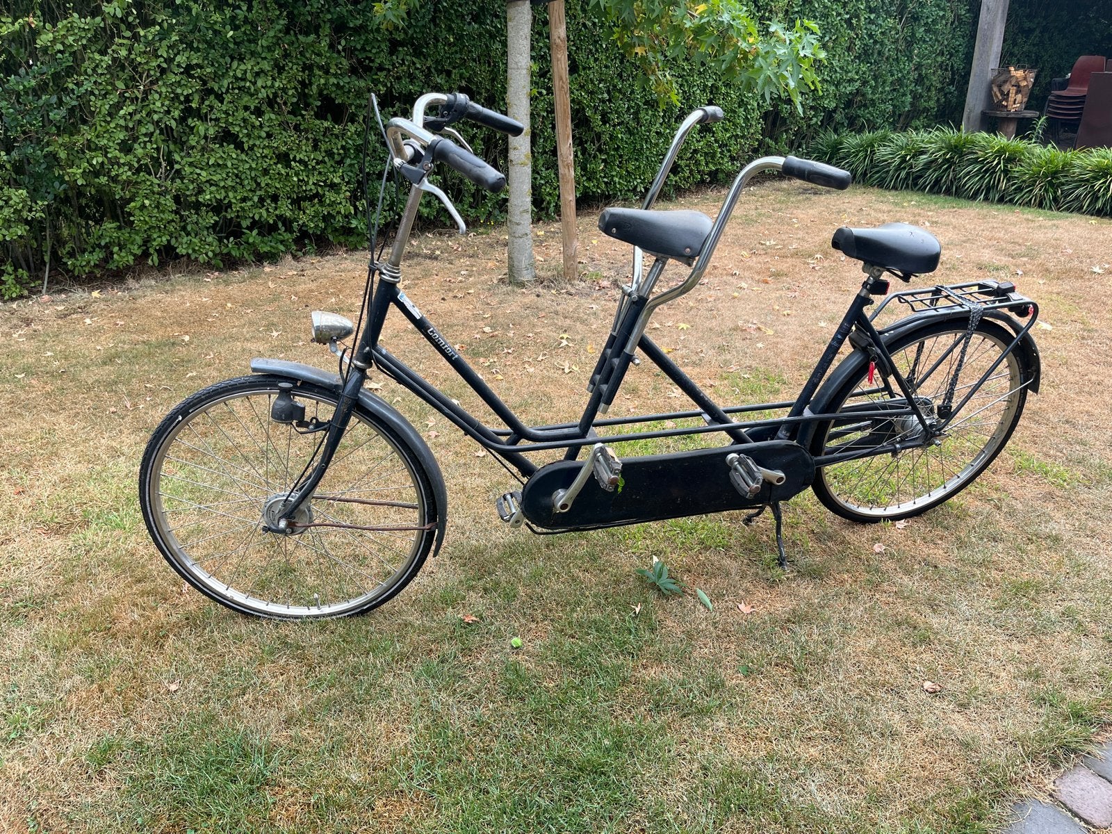 Vintage Tandemfiets, Fietsen en Brommers, Minder dan 10 versnellingen, Gebruikt, Velgrem, 55 cm of meer