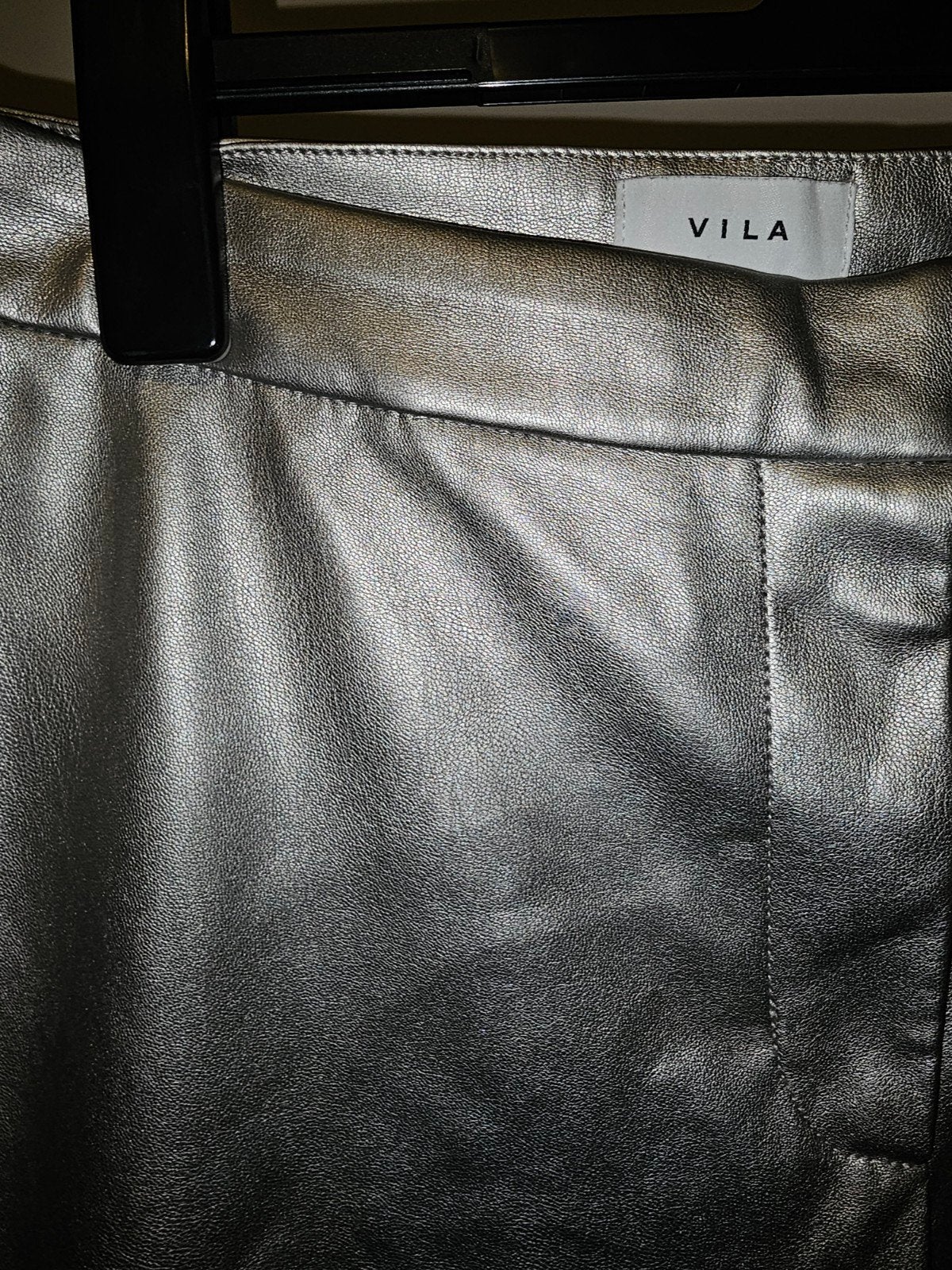 VILA Zilver/bronskleurige Broek - Maat 42, Maat 38/40 (M), VILA, Ophalen of Verzenden, Zo goed als nieuw