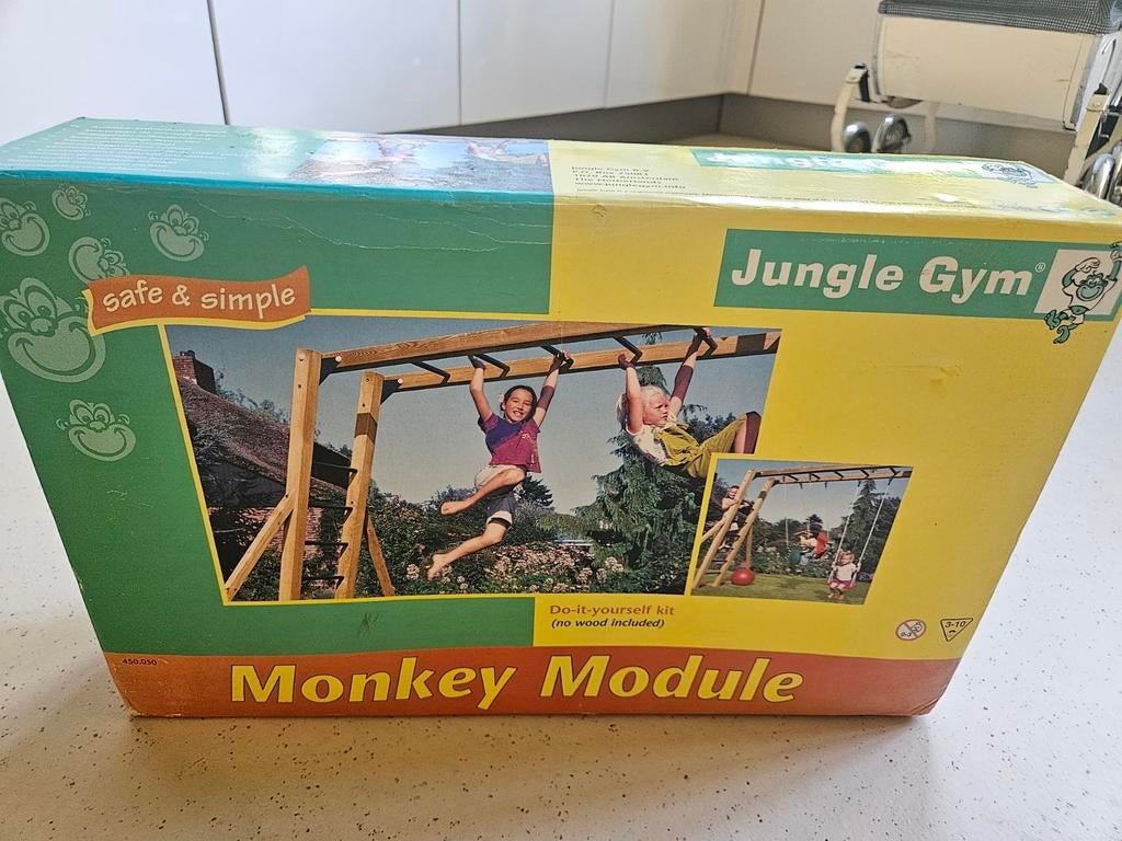 Jungle Gym Monkey Module, nieuw in doos, Kinderen en Baby's, Speelgoed | Buiten | Speeltoestellen, Ophalen, Nieuw, Klimwand, Aanbouwonderdeel