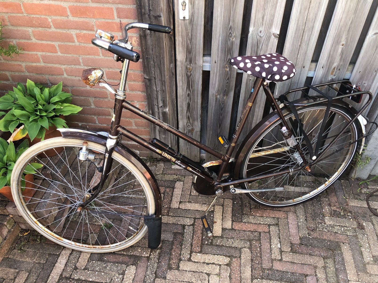 Stadsfiets, Fietsen en Brommers, Fietsen | Dames | Omafietsen, Ophalen, Gebruikt, Terugtraprem