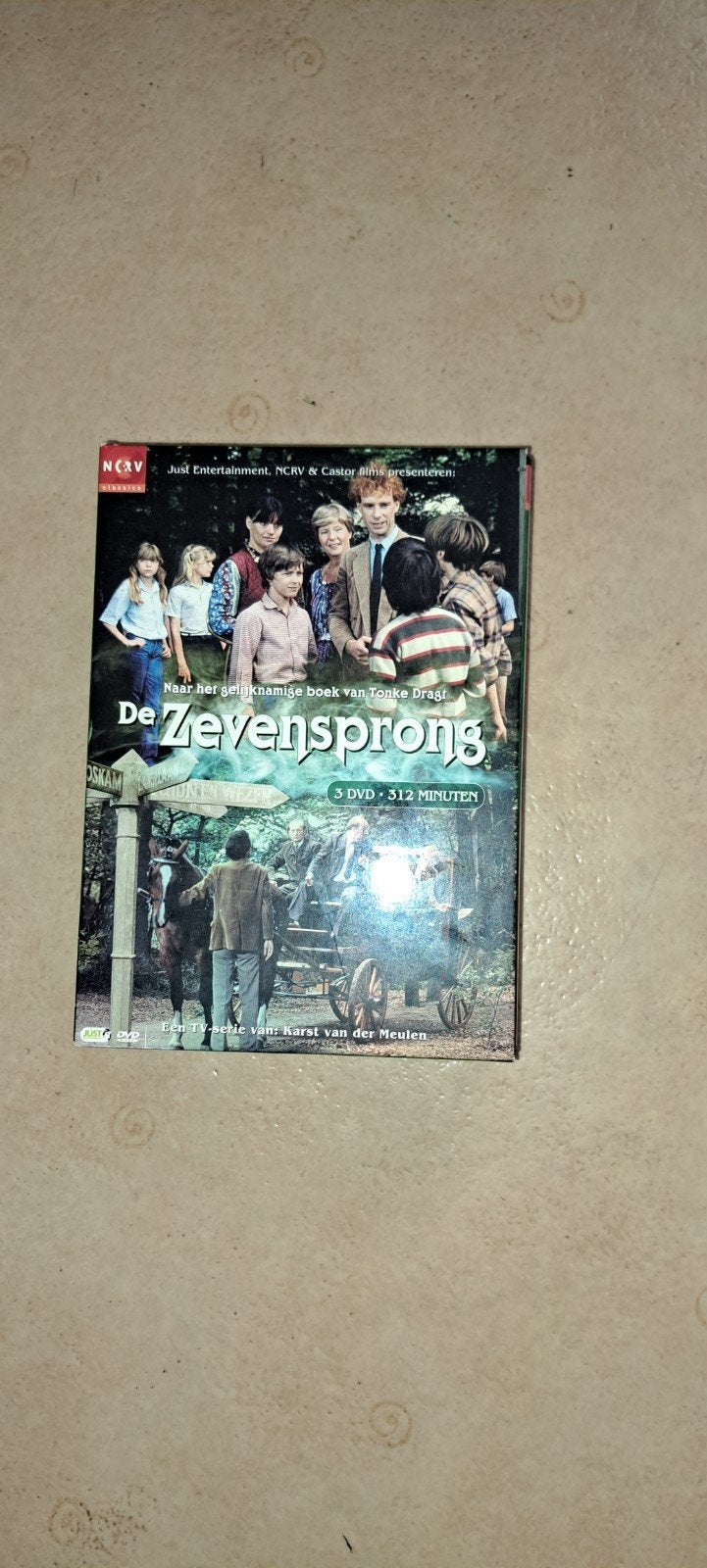 dvd box De Zevensprong met 3 dvd's, Gebruikt, Verzamelbox, Alle leeftijden, Familie