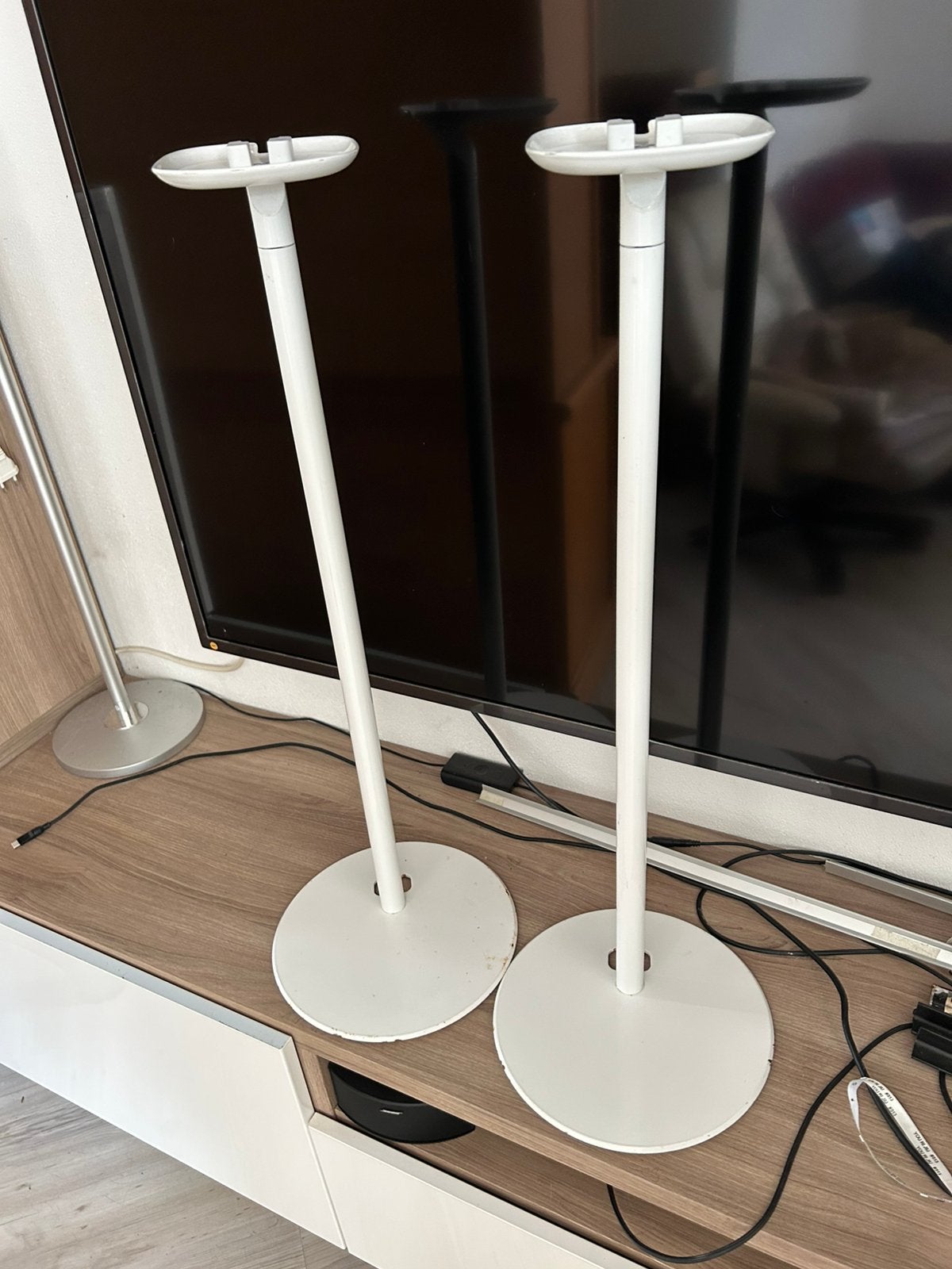 Sonos one speakerstands – set van 2 – wit, Overige merken, Soundbar, Ophalen of Verzenden, Zo goed als nieuw