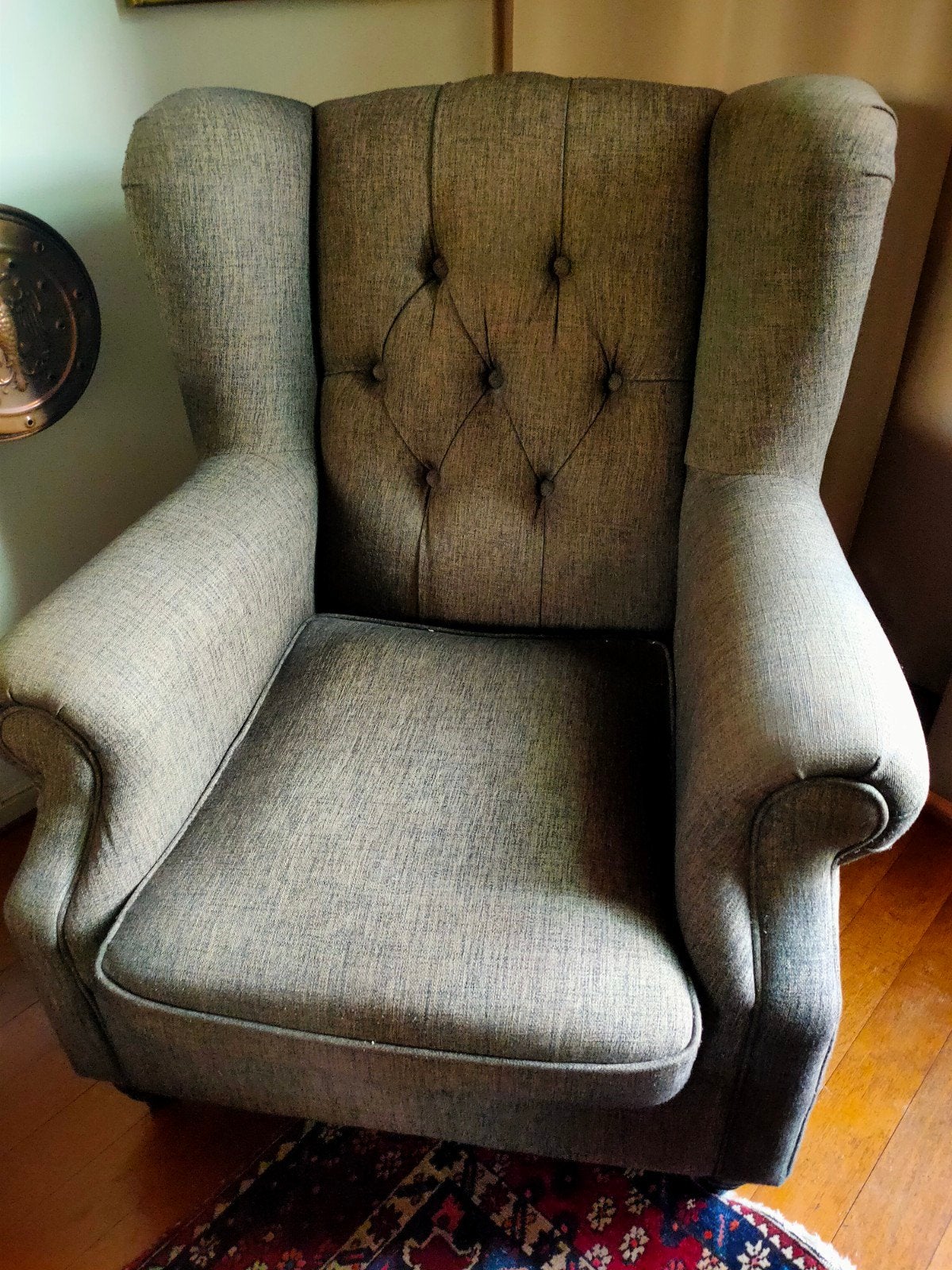2 gratis stoelen/ fauteuils, Ophalen, Gebruikt, Grijs, Twee