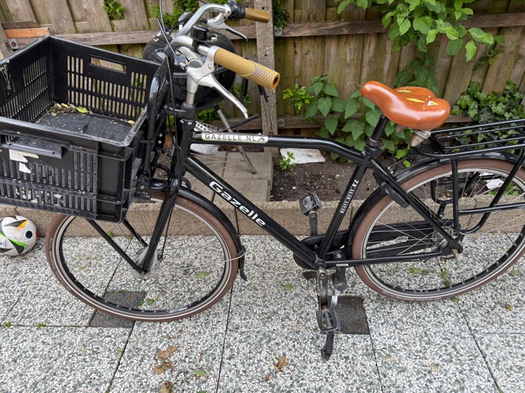 Gazelle heavy duty heren fiets, Fietsen en Brommers, Fietsen | Heren | Herenfietsen, Ophalen of Verzenden, Zo goed als nieuw, Gazelle