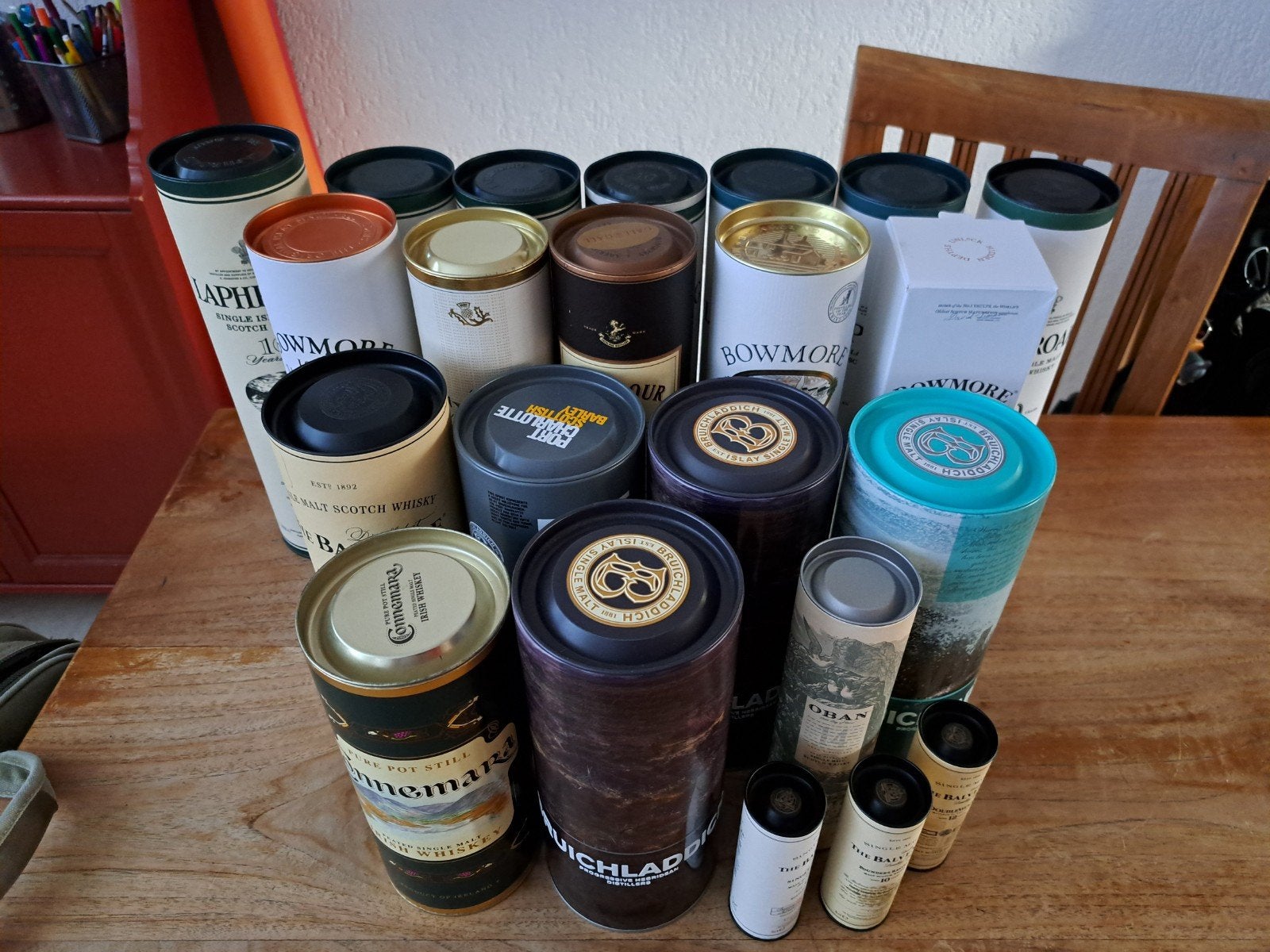 Diverse Whisky Geschenkverpakkingen - Lege Kokers, Ophalen, Gebruikt