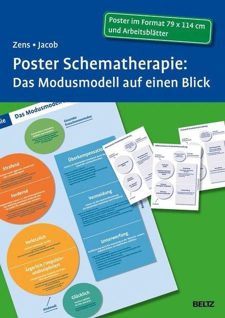 Poster schematherapie: het modusmodel in één oogopslag DUITS, Verzenden, Nieuw