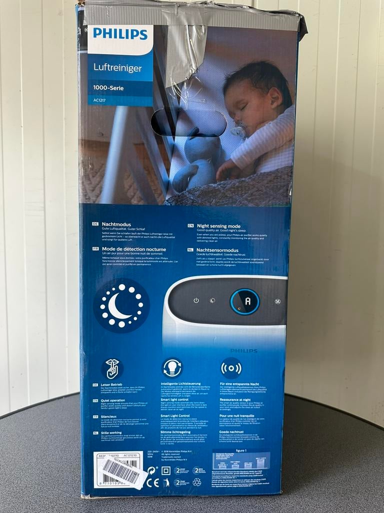 Philips 1000i series AC1217/10 - Luchtreiniger - Wit, Ophalen of Verzenden, Zo goed als nieuw, Luchtreiniger