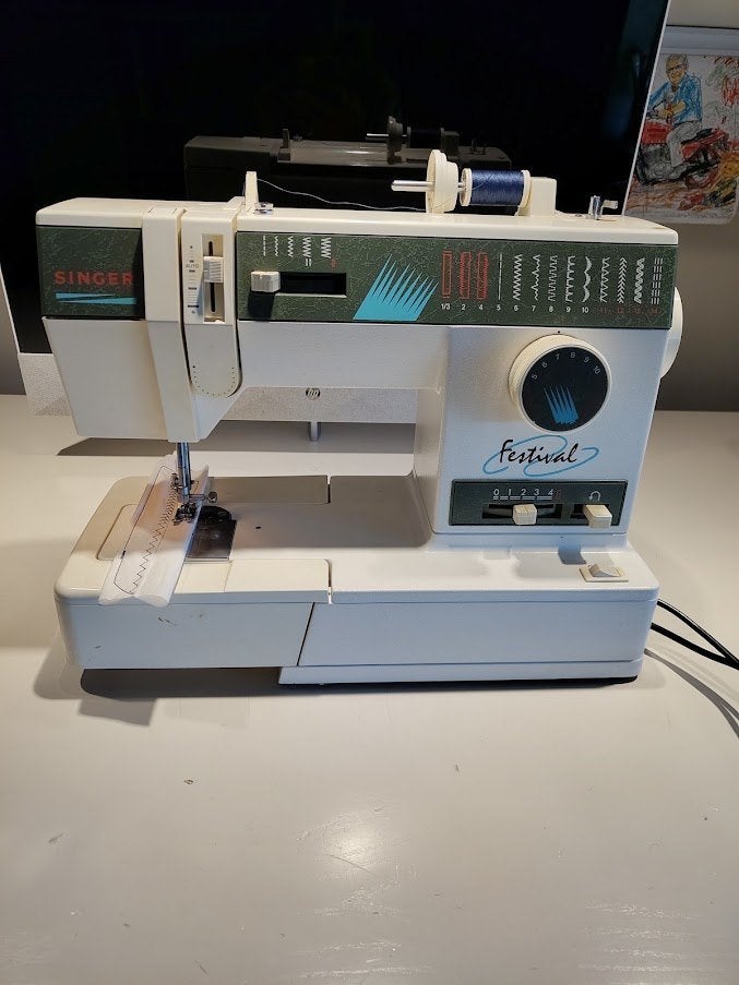 Singer naaimachine, Ophalen of Verzenden, Gebruikt, Naaimachine, Singer