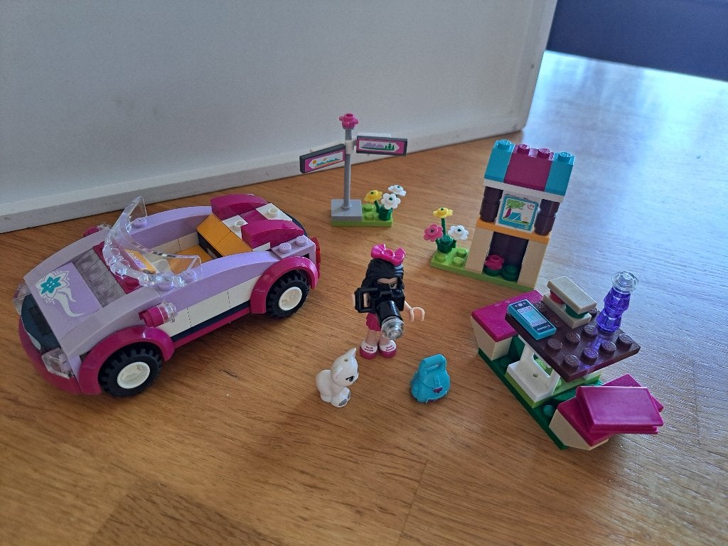 LEGO Friends 41013 - Emma's Sportwagen - met boekje, Lego, Friends, Ophalen of Verzenden, Zo goed als nieuw