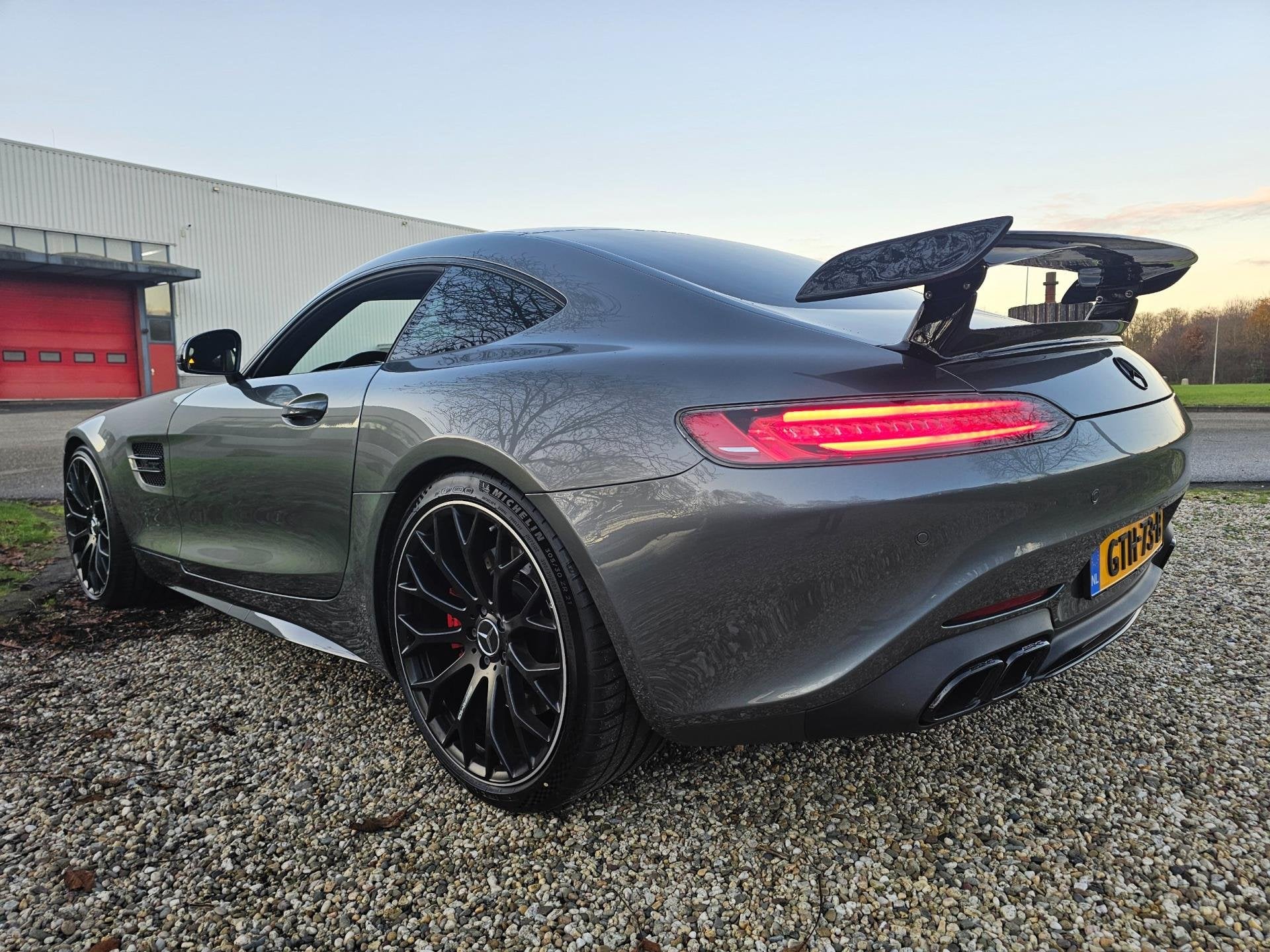 Mercedes-Benz AMG GT 4.0 S V8 GTR 21"/grey/LEER 510pk, Auto's, Mercedes-Benz, Automaat, Achterwielaandrijving, Gebruikt, 510 pk