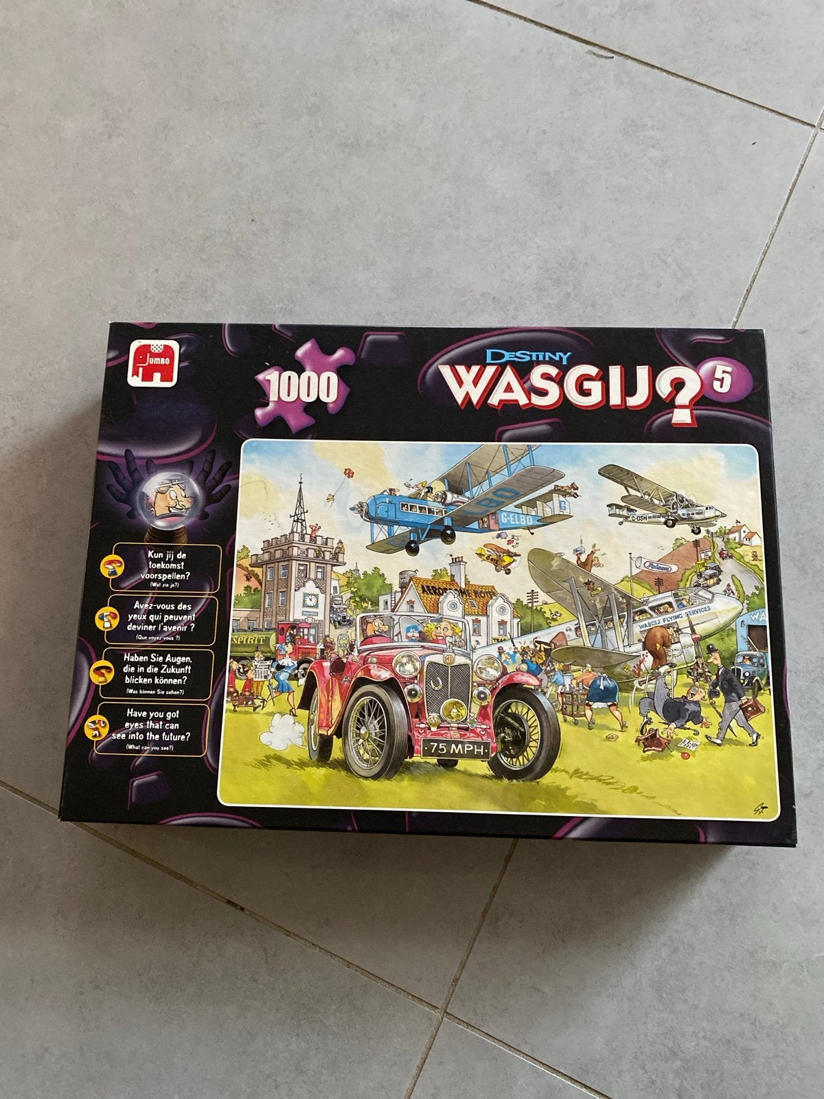 Jumbo Wasgij Destiny 5: Time Travel 1000 stukjes puzzel, Ophalen of Verzenden, 500 t/m 1500 stukjes, Zo goed als nieuw, Legpuzzel
