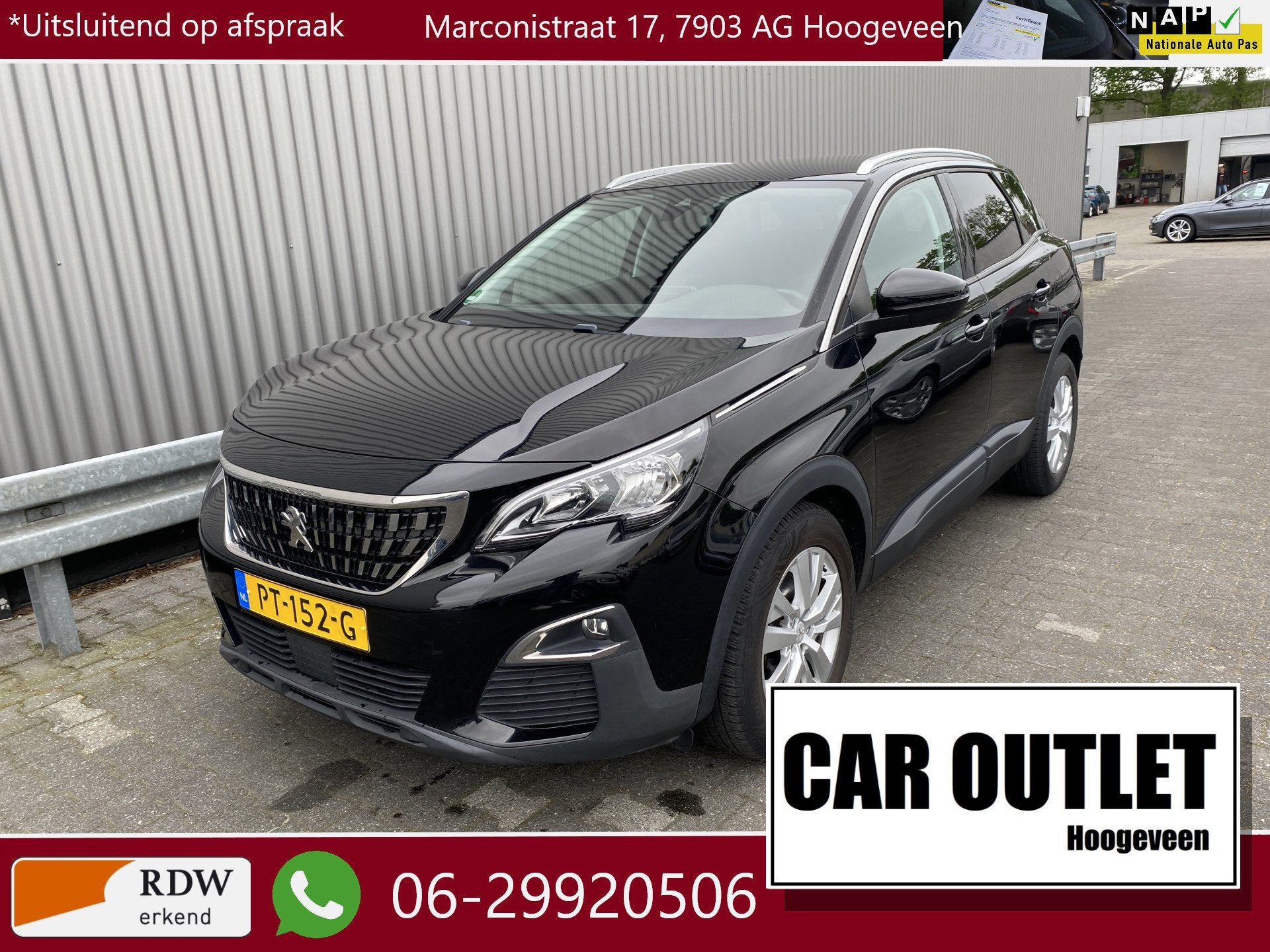 Peugeot 3008 1.2 PureTech Blue Lease Executive Clima, CarPla, Stof, Gebruikt, Euro 6, 1199 cc