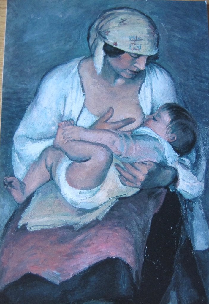 Jean Marchand - Moeder en kind - nieuwe ansichtkaart, Verzamelen, Ophalen of Verzenden, 1980 tot heden, Ongelopen, Overige thema's