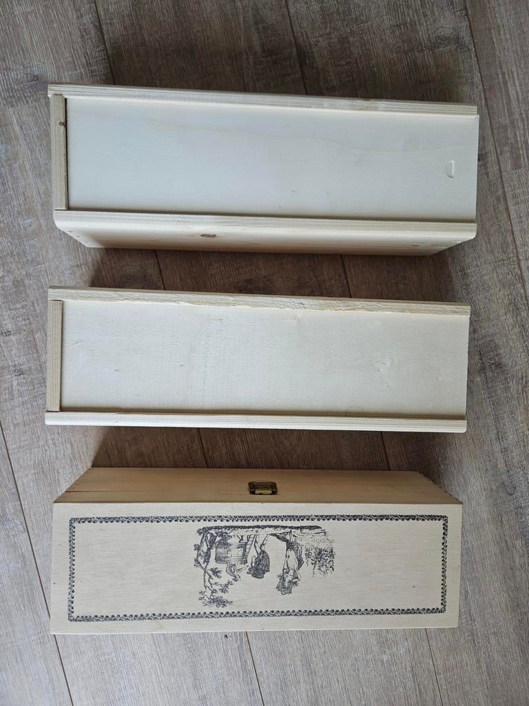 Houten boxen 36 x 12 x 10 cm, Ophalen of Verzenden, Zo goed als nieuw, Minder dan 50 cm, Minder dan 50 cm